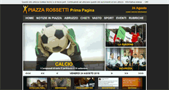 Desktop Screenshot of piazzarossetti.it