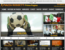 Tablet Screenshot of piazzarossetti.it